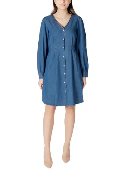 Dámské džínové košilové šaty Ichi