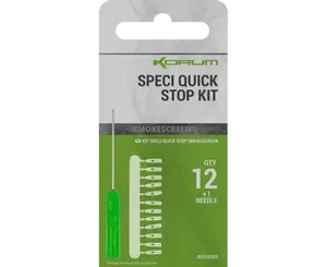 Korum zarážky smokescreen speci quick stop kit 12 ks