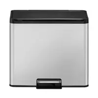 Odpadkový koš Eko Essential 9+9+9l inox mat 822827