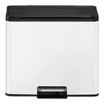 Odpadkový koš Eko Essential 20+9l bílý 822829