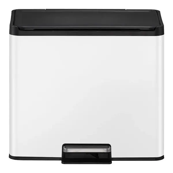 Odpadkový koš Eko Essential 20+9l bílý 822829