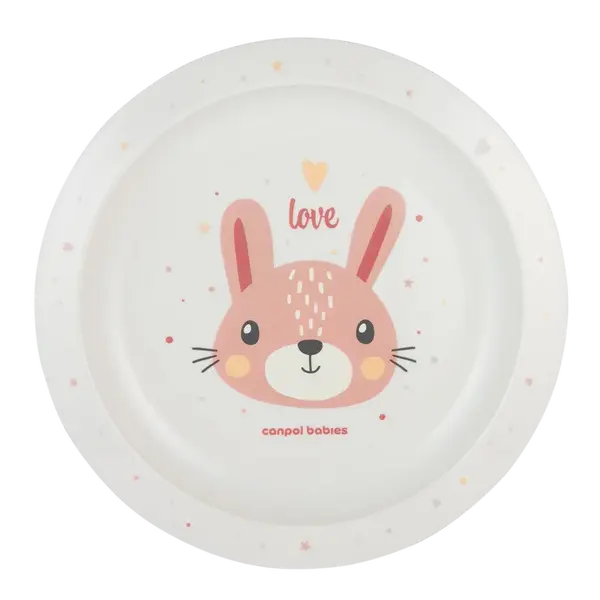 CANPOL BABIES Tanier plastový Cute animals - zajac