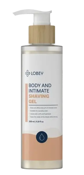 LOBEY Gél na holenie na telo a intimné partie 200 ml