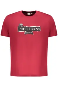 Červené tričko Pepe Jeans