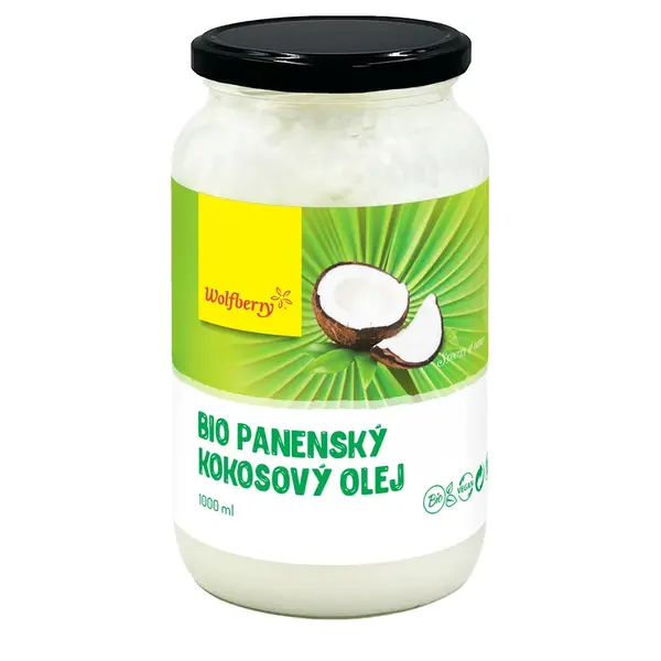 WOLFBERRY Panenský kokosový olej BIO 1000 ml