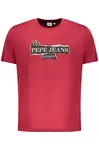 Červené triko Pepe Jeans