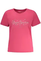 Růžové triko s krátkým rukávem