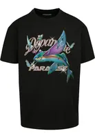 Tričko Dopamin Paradise Oversize černé
