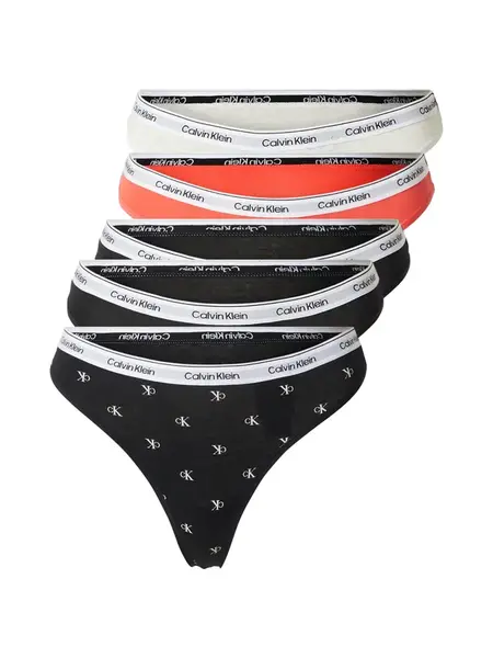 Calvin Klein Underwear Nohavičky  malinová / čierna / biela