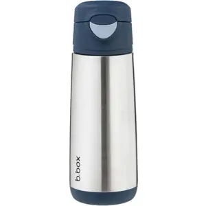 b.box MIDNIGHT 500 ML Sportovní termoska na pití, stříbrná, velikost 500 ML