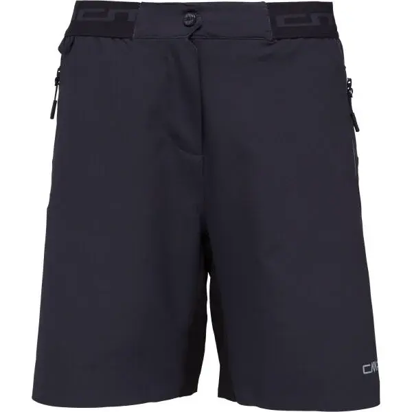 CMP WMN BIKE BERMUDA Dámske cyklistické krátke nohavice, čierna, veľkosť