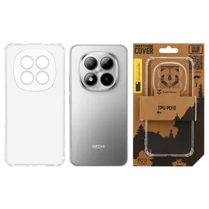 Zadní kryt Tactical TPU Plyo pro Xiaomi Redmi Note 15 Pro+ 5G / Poco M8 Pro, transparentní