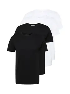 Lindbergh Tričko  čierna / biela