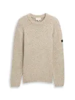 TOM TAILOR Sveter  biela ako vlna