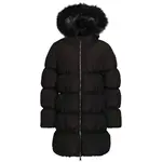 NAX MONO Detský zimný kabát, čierna, veľkosť 128-134
