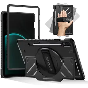 Dexnor 360 Rotating obal, Samsung Galaxy Tab S9 FE Plus, černý