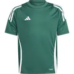 adidas TIRO24 JERSEY Y Chlapecký fotbalový dres, tmavě zelená, velikost