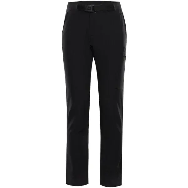 ALPINE PRO CORBA Dámske softshellové nohavice, čierna, veľkosť