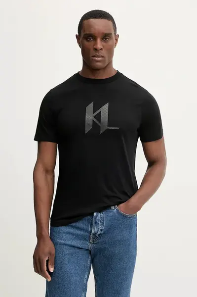 Bavlněné tričko Karl Lagerfeld