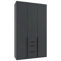 MID.YOU ŠATNÍ SKŘÍŇ S OTOČNÝMI DVEŘMI, barvy grafitu, 135/236/58 cm