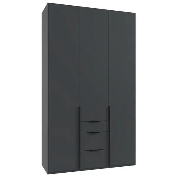 MID.YOU ŠATNÍ SKŘÍŇ S OTOČNÝMI DVEŘMI, barvy grafitu, 135/236/58 cm