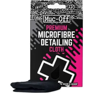 MUC-OFF PREMIUM MICROFIBRE DETAILING CLOTH Čisticí utěrka, černá, velikost
