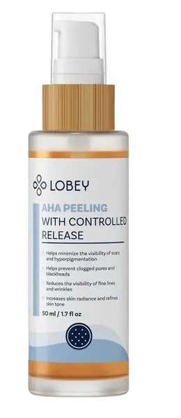 LOBEY AHA Peeling s postupným uvolňováním 50 ml