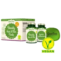 GREENFOOD NUTRITION Beauty Hair & Skin Forte + Pillbox 60 kapslí