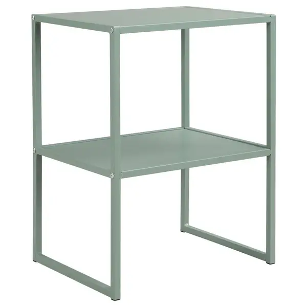 home24 ODKLÁDACÍ STOLEK, zelená