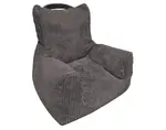Dětské křeslo Tobi Plus, šedá strukturovaná látka