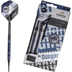 Windson MR. DANGER 20 G Set volfrámových šípok soft, čierna, veľkosť