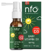 NFO Vitamin D3 dětský sprej 20 ml sprej