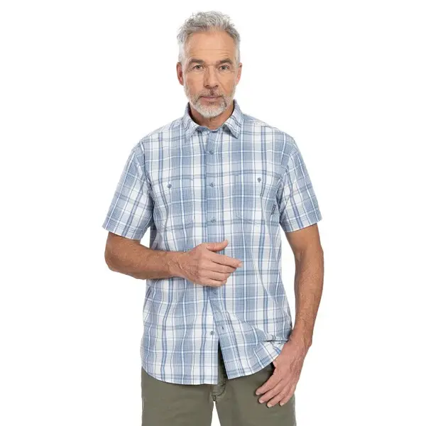 Bushman Pánska košeľa Elbert, svetlomodrá XXXXL