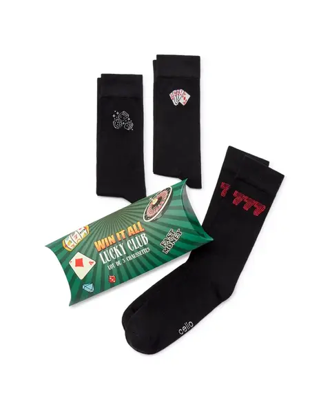 Celio vianočný balíček kasínových ponožiek