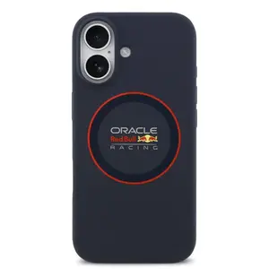 Zadní kryt Red Bull Silicone Red Ring MagSafe pro Apple iPhone 17, navy