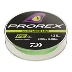 Daiwa splétaná šňůra prorex ul finesse braid chartreuse 135 m - 0,045 mm 1,8 kg