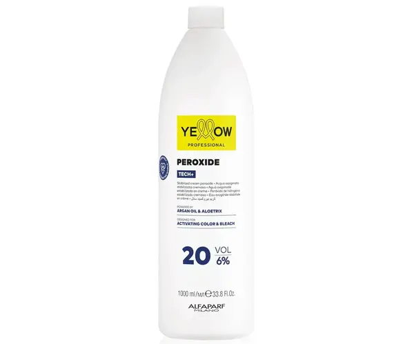 Oxidační krém Yellow Professional Peroxide Tech+ 20 Vol. 6% - 1000 ml + dárek zdarma