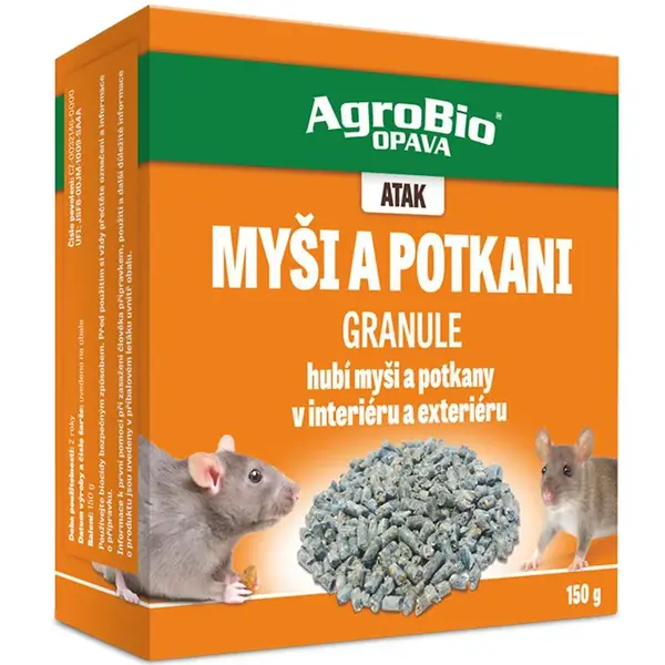 Atak myši a potkani - granule 150 g