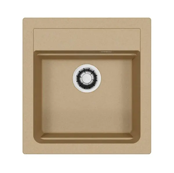 Alveus Atrox - Granitový drez 47x50 cm, Quick-Close, clay 1149197