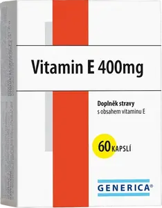 GENERICA Vitamin E 400 mg 60 kapslí