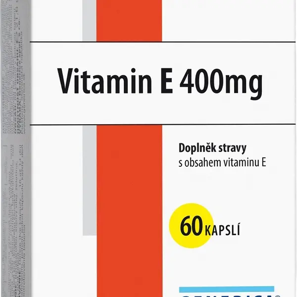 GENERICA Vitamin E 400 mg 60 kapslí
