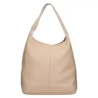 Dámská kožená kabelka přes rameno Italia Margo - béžová