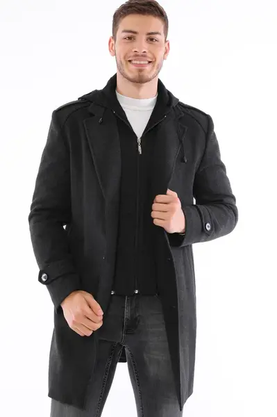 PLT9401 DEWBERRY MEN'S COAT-ANTHRACITE
