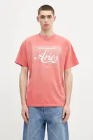 Bavlněné tričko Aries Sunbleached Cola SS Tee