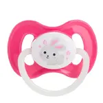 Canpol babies Dudlík kaučukový třešinka BUN&COM 6-18m růžový