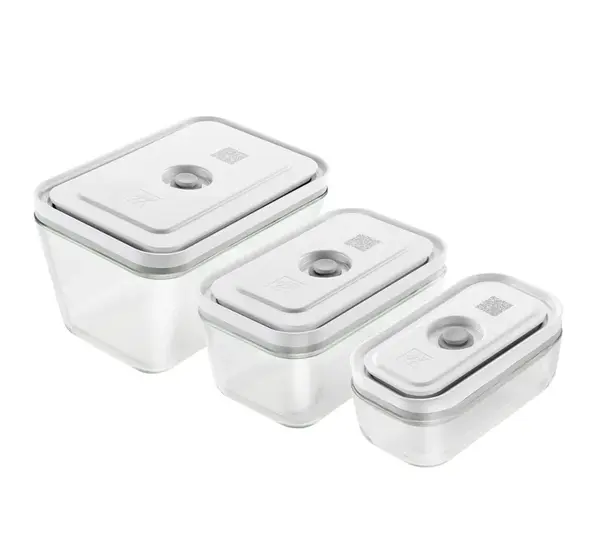 Zwilling Fresh&Save Skleněná vakuovací dóza S, M, L 3 ks