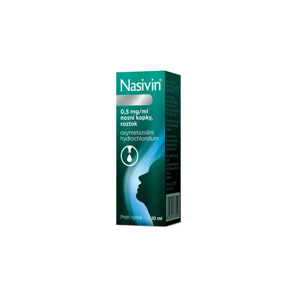NASIVIN ® 0,5 mg/ml nosní kapky, roztok 10 ml