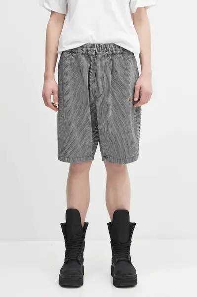 Bavlněné šortky No Problemo Mini Problemo Work Short - Denim