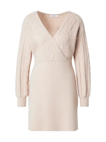 ABOUT YOU Pletené šaty 'Camilla'  nebielená