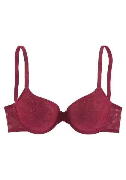 LASCANA Podprsenka  červeno-fialová
